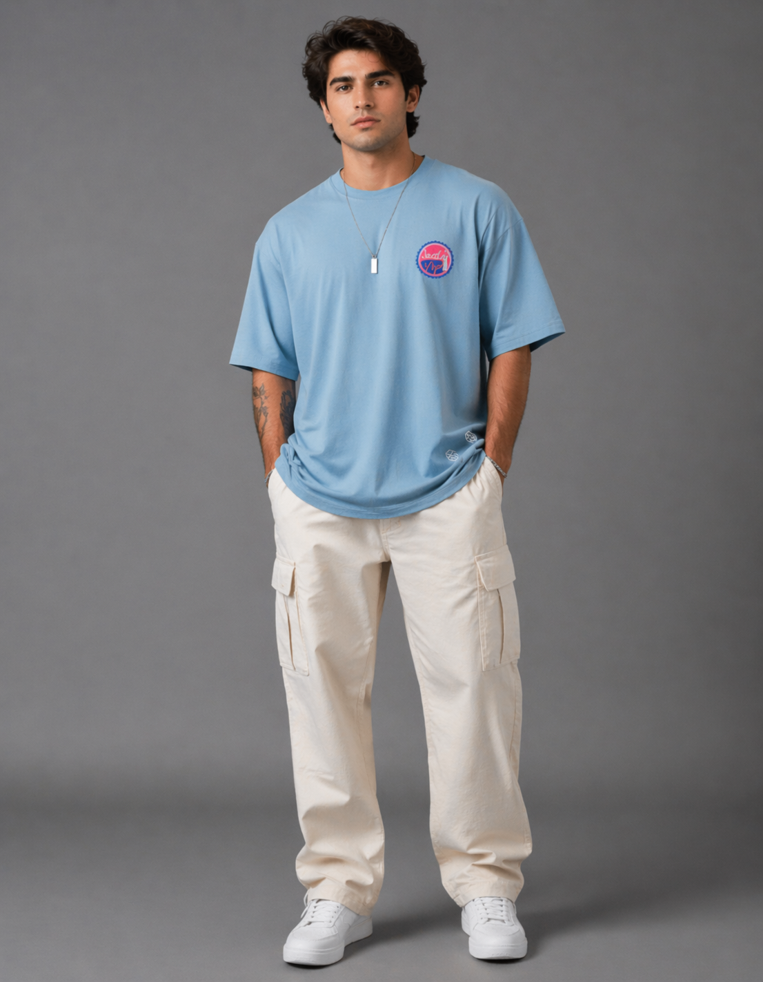 ⚡ Trending Oversized Cotton Lycra | Relaxed Stretch Fit
