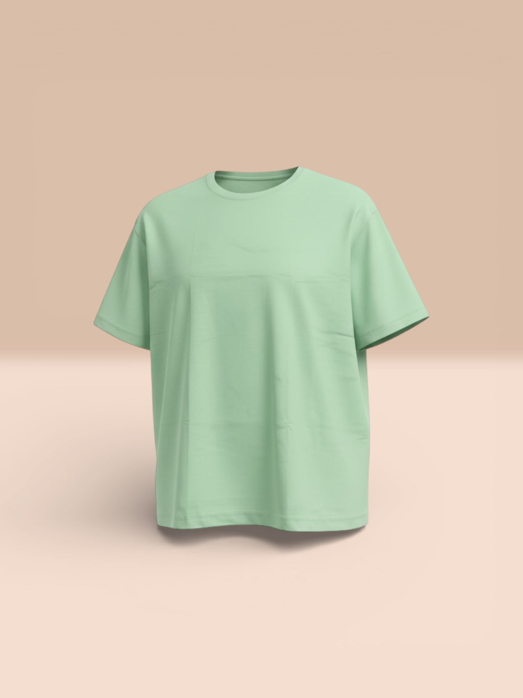 Snubby Oversized Tee - Cotton Lycra | Relaxed Stretch Fit