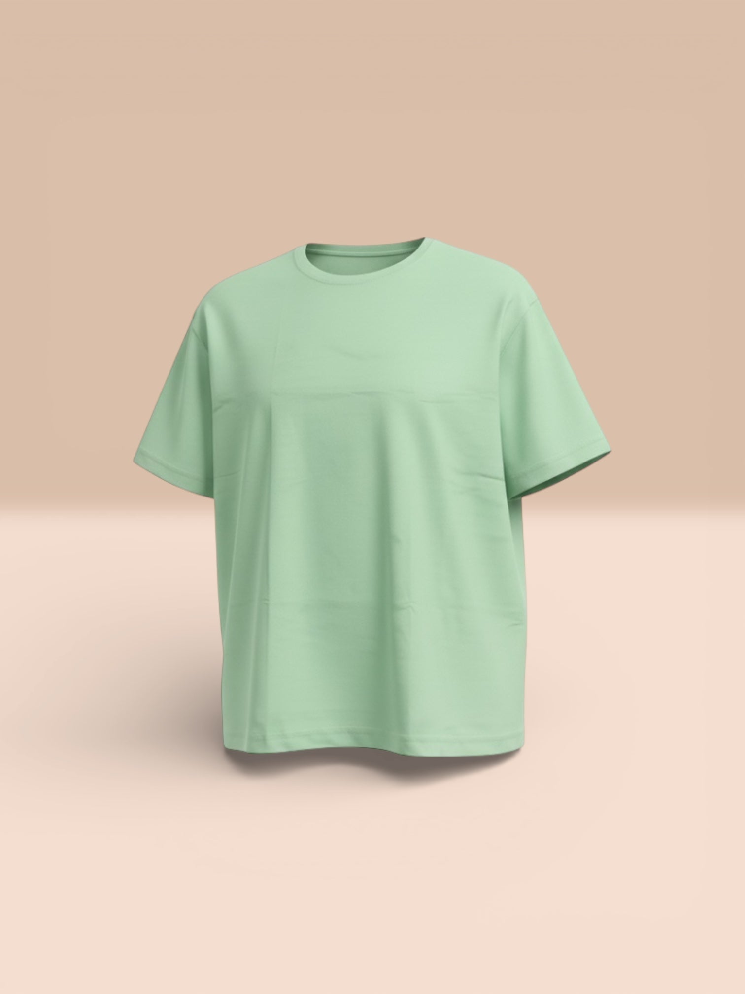 Snubby Oversized Tee - Cotton Lycra | Relaxed Stretch Fit