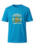 SNUBBY Men's Turquoise Spirit NYC Graphic Printed 100% Pure Cotton Regular Fit T-Shirt