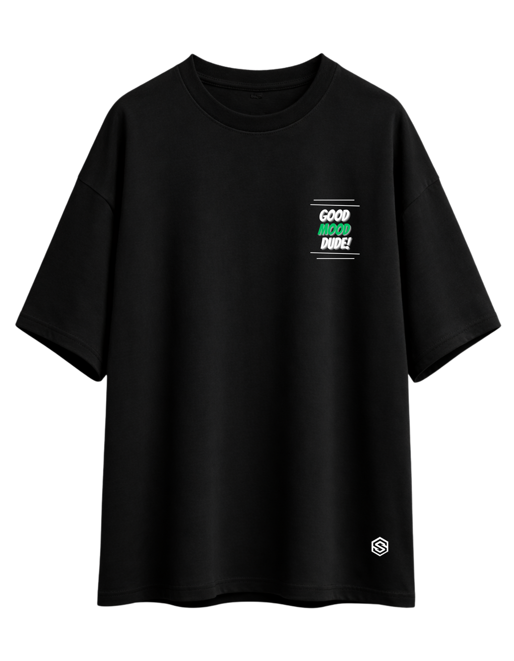Snubby Oversized Graphic Tee - Cotton Lycra | Stretch Street Fit