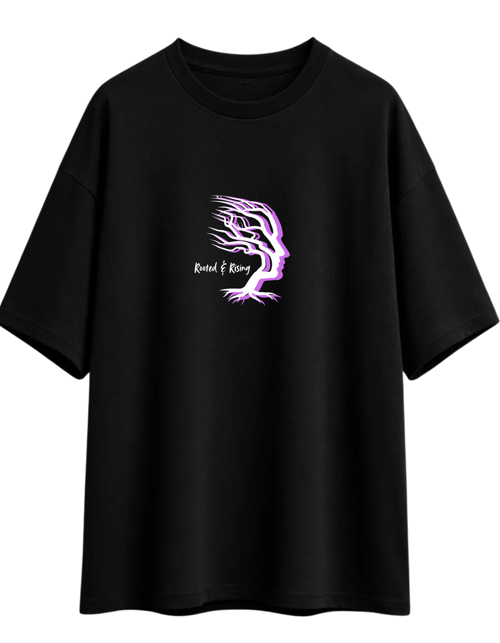Snubby Oversized Tee - Cotton Lycra | Relaxed Stretch Fit