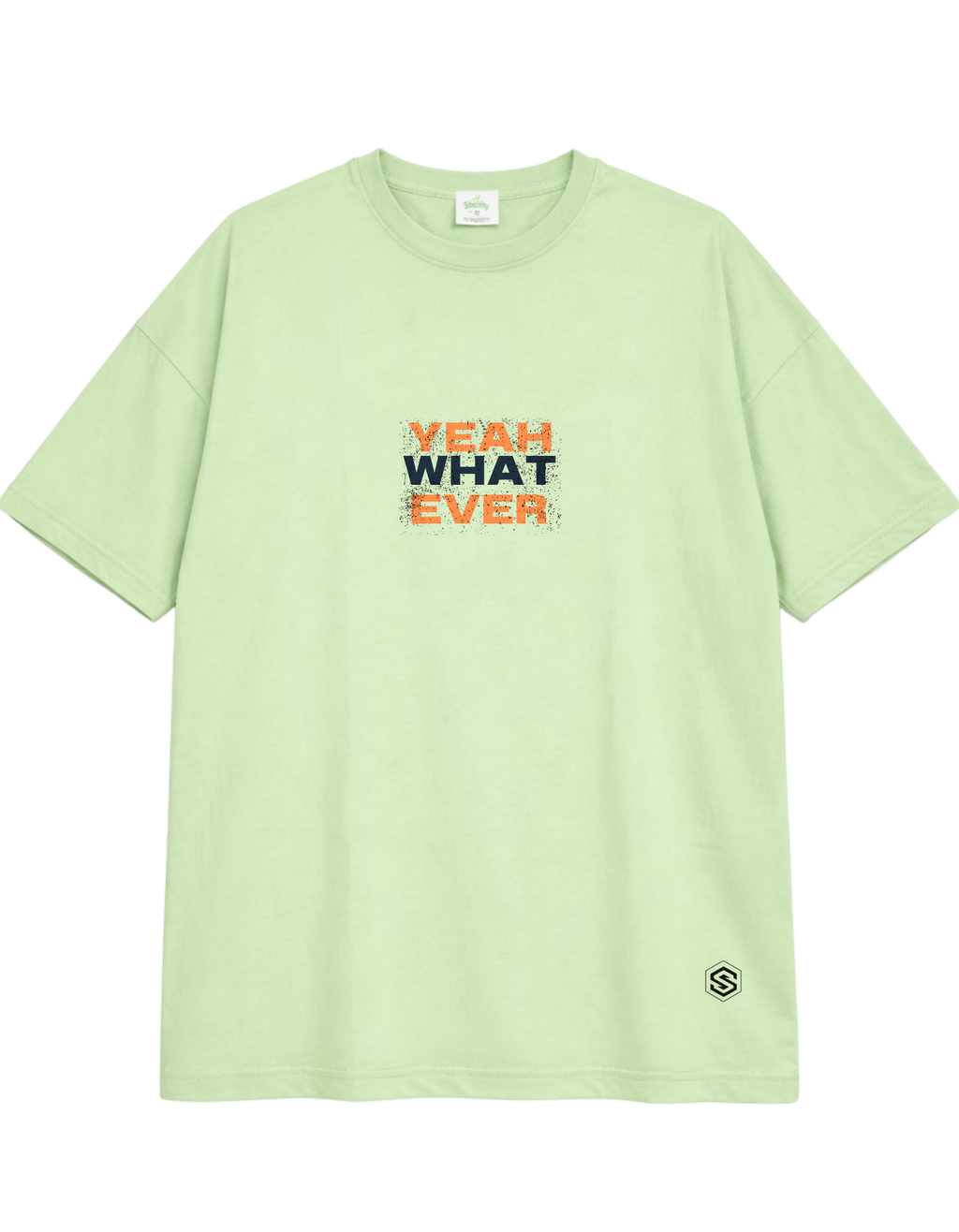 Snubby Oversized Tee - Cotton Lycra | Relaxed Stretch Fit