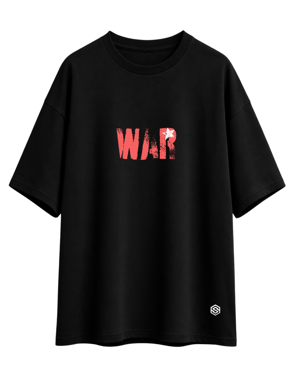 Snubby Oversized Tee - Cotton Lycra | Relaxed Stretch Fit